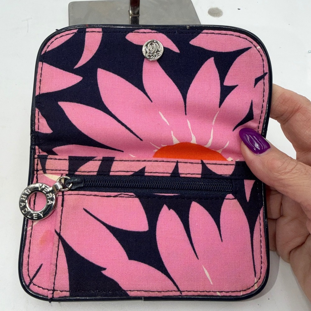 Vera Bradley Quickstep Wallet in the "Loves Me" pattern. - Picture 6 of 7